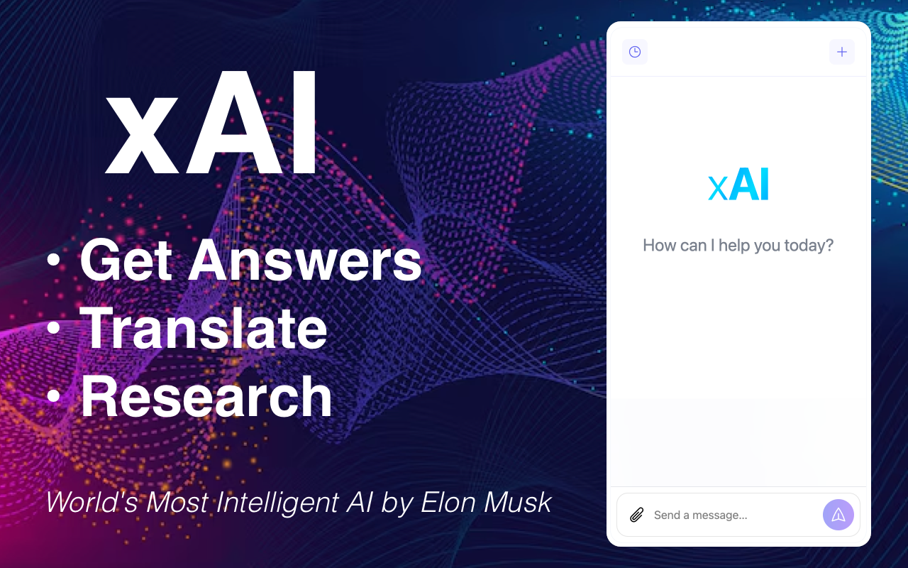 Promotional banner for xAI Chrome Extension